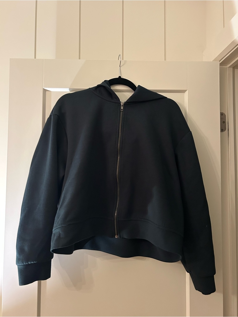 a new day Black Full-Zip Hooded Sweatshirt